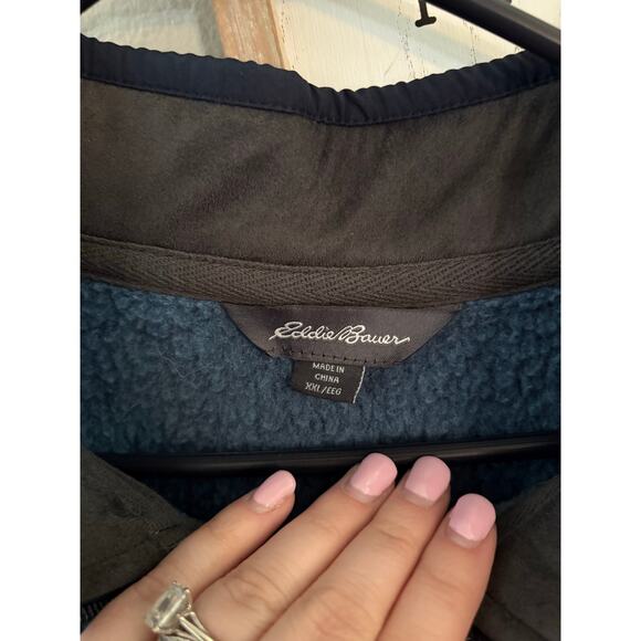 Men’s Eddie Bauer quarter zip pullover size XXL - Picture 2 of 3